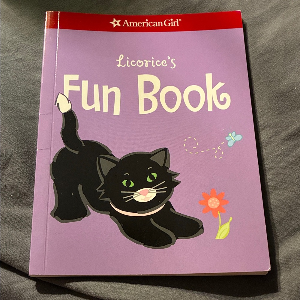 American Girl Licorice's Fun Book - Purple and Black